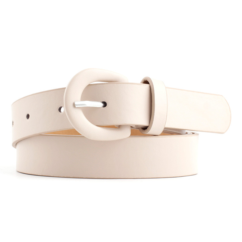12 Styles Women Belts Luxury Brand Double Circle Buckle PU Leather Waist Strap Jeans Trousers Casual Ladies Female Waistband