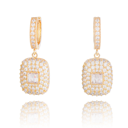 GODKI New Trendy Fashion Drop Earrings For Women Wedding Cubic Zirconia Dubai Bridal Earrings Costume Jewelry 2020 Summer Party