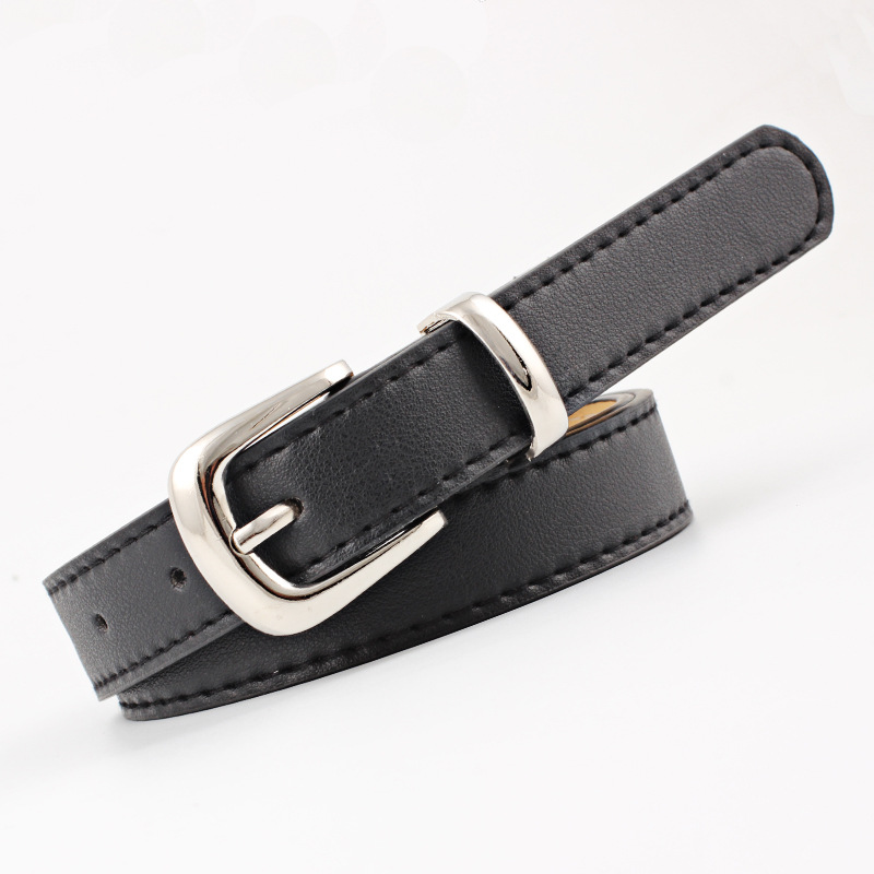 12 Styles Women Belts Luxury Brand Double Circle Buckle PU Leather Waist Strap Jeans Trousers Casual Ladies Female Waistband