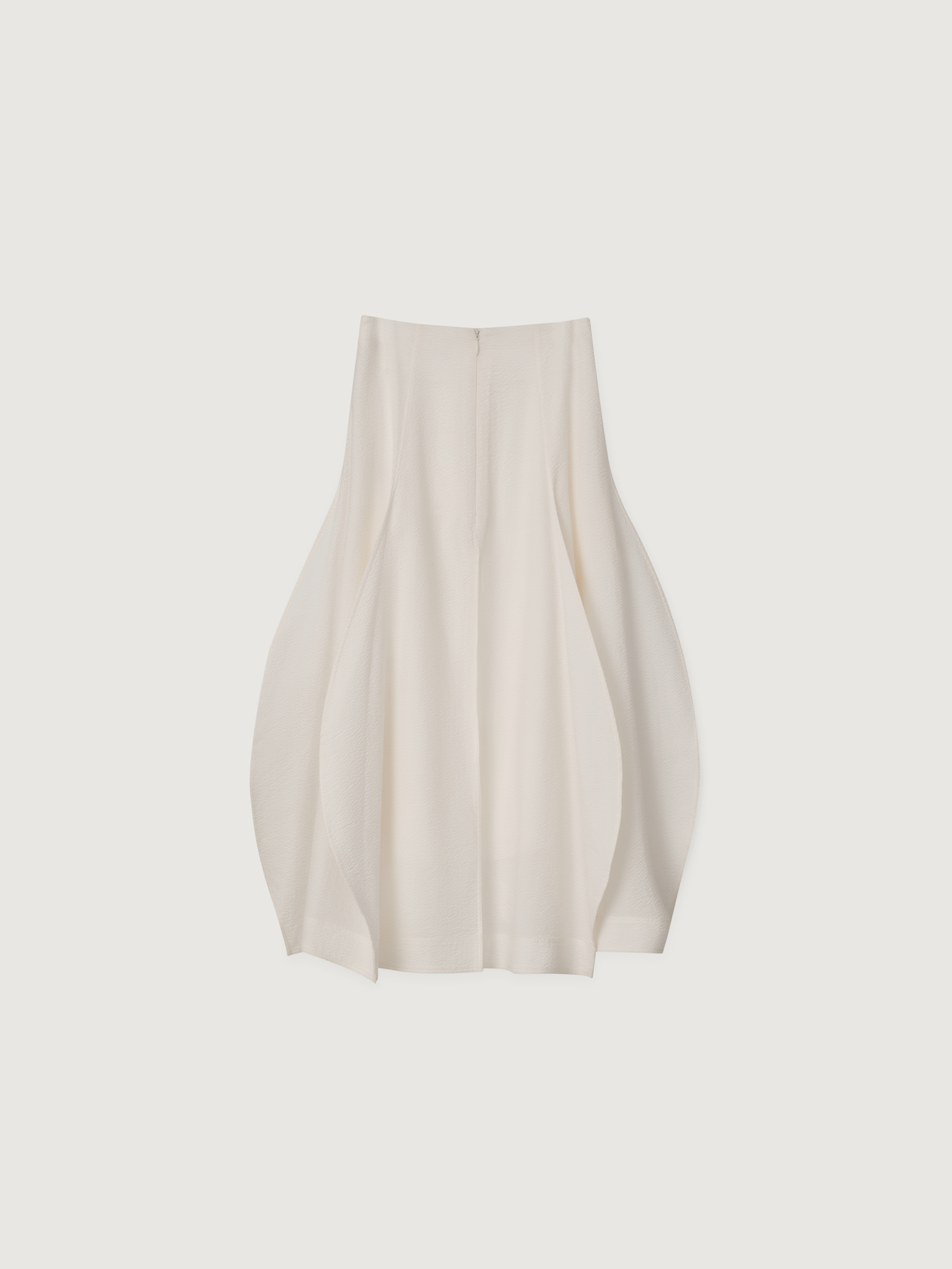 COCOON SHAPE COTTON SKIRT
