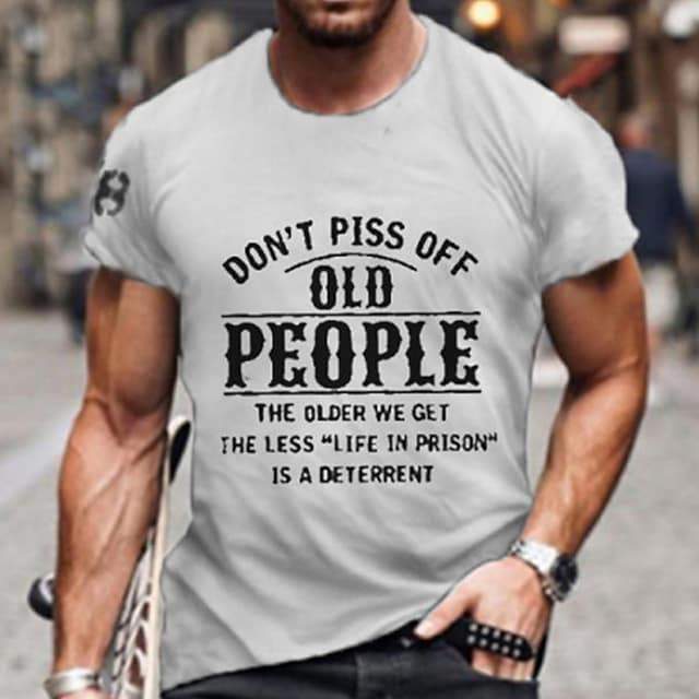 Men's Tee T shirt Shirt 3D Print Graphic Letter Plus Size Short Sleeve Casual Tops Basic Designer Slim Fit Big and Tall Blue Red Black