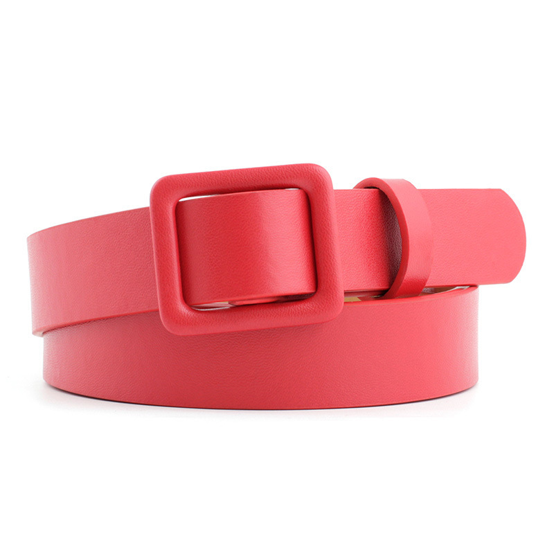 12 Styles Women Belts Luxury Brand Double Circle Buckle PU Leather Waist Strap Jeans Trousers Casual Ladies Female Waistband