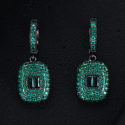 GODKI New Trendy Fashion Drop Earrings For Women Wedding Cubic Zirconia Dubai Bridal Earrings Costume Jewelry 2020 Summer Party