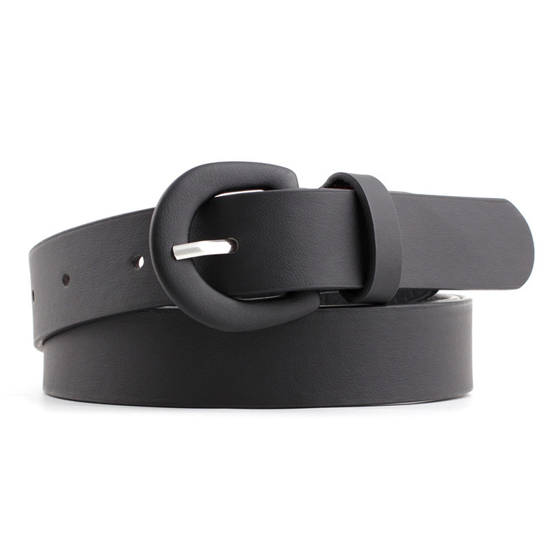 12 Styles Women Belts Luxury Brand Double Circle Buckle PU Leather Waist Strap Jeans Trousers Casual Ladies Female Waistband