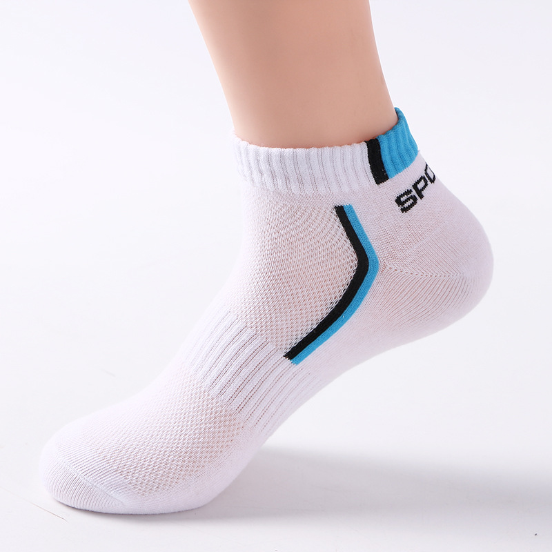 10 Pieces/Pack Men Cotton Socks Breathable Non-slip Summer Ankle Socks Women Mesh Boat Socks Men Short Socks Plus Size(EU39-46)