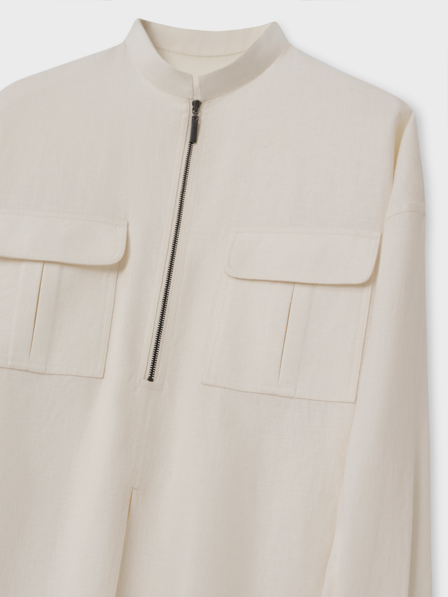 OVERSIZED LONG SLEEVE LINEN SHIRT