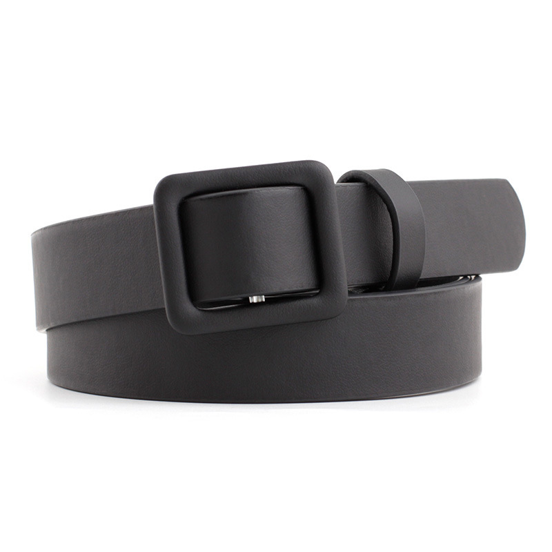 12 Styles Women Belts Luxury Brand Double Circle Buckle PU Leather Waist Strap Jeans Trousers Casual Ladies Female Waistband