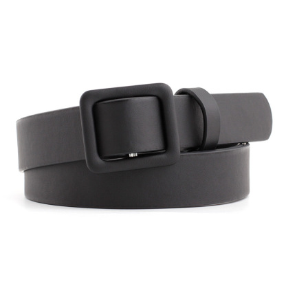 12 Styles Women Belts Luxury Brand Double Circle Buckle PU Leather Waist Strap Jeans Trousers Casual Ladies Female Waistband