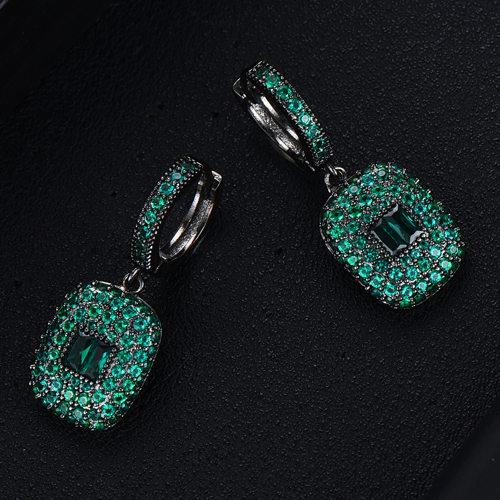 GODKI New Trendy Fashion Drop Earrings For Women Wedding Cubic Zirconia Dubai Bridal Earrings Costume Jewelry 2020 Summer Party