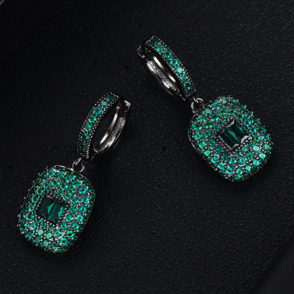 GODKI New Trendy Fashion Drop Earrings For Women Wedding Cubic Zirconia Dubai Bridal Earrings Costume Jewelry 2020 Summer Party