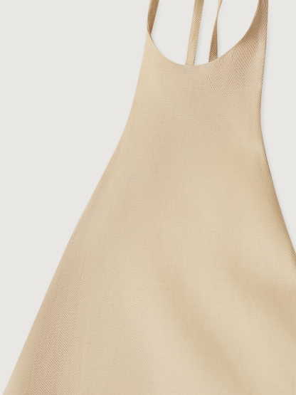 TIGHT FIT LINEN BODICE BLOUSE