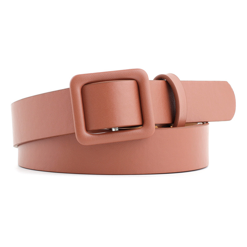 12 Styles Women Belts Luxury Brand Double Circle Buckle PU Leather Waist Strap Jeans Trousers Casual Ladies Female Waistband