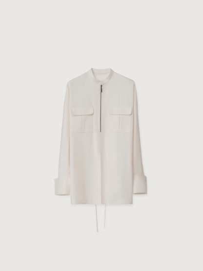 OVERSIZED LONG SLEEVE LINEN SHIRT