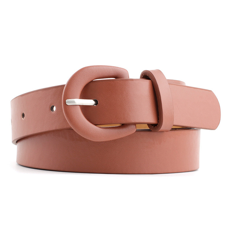 12 Styles Women Belts Luxury Brand Double Circle Buckle PU Leather Waist Strap Jeans Trousers Casual Ladies Female Waistband