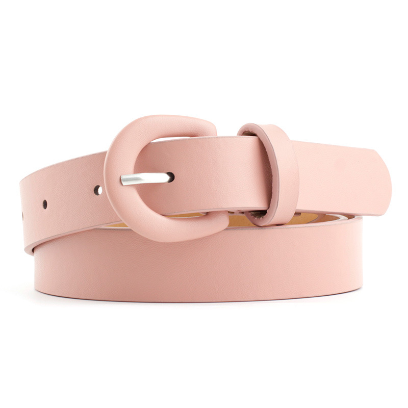 12 Styles Women Belts Luxury Brand Double Circle Buckle PU Leather Waist Strap Jeans Trousers Casual Ladies Female Waistband