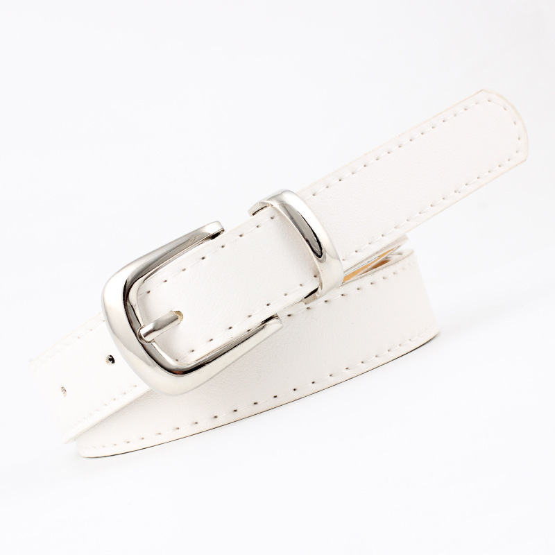 12 Styles Women Belts Luxury Brand Double Circle Buckle PU Leather Waist Strap Jeans Trousers Casual Ladies Female Waistband