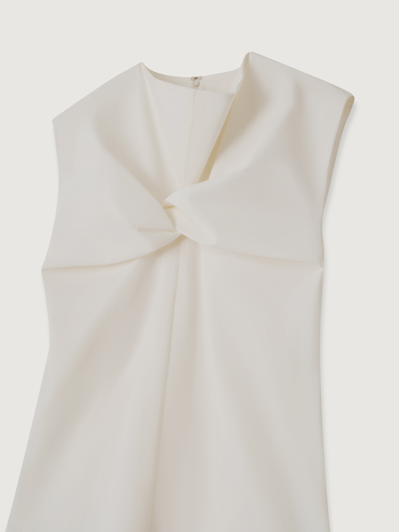 COWL NECK COTTON BLOUSE